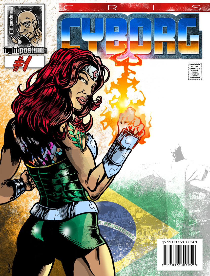 Cris Cyborg Comic Book Cover
